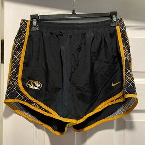 Nike running shorts.